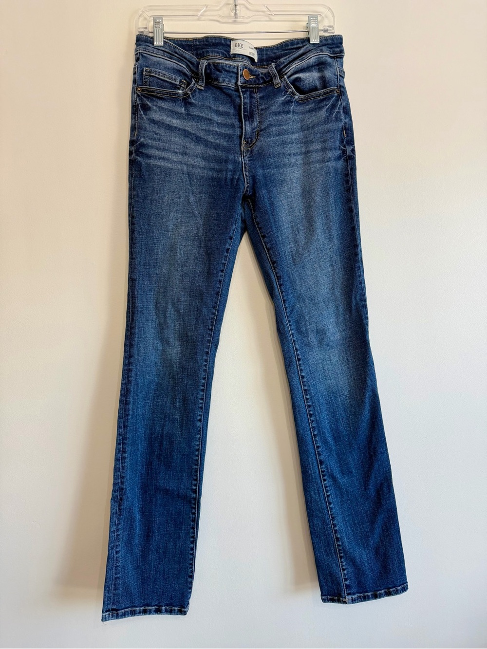 BKE Payton Women’s Jeans 30x32 Mid Rise Universal Fit Straight Stretch Buckle